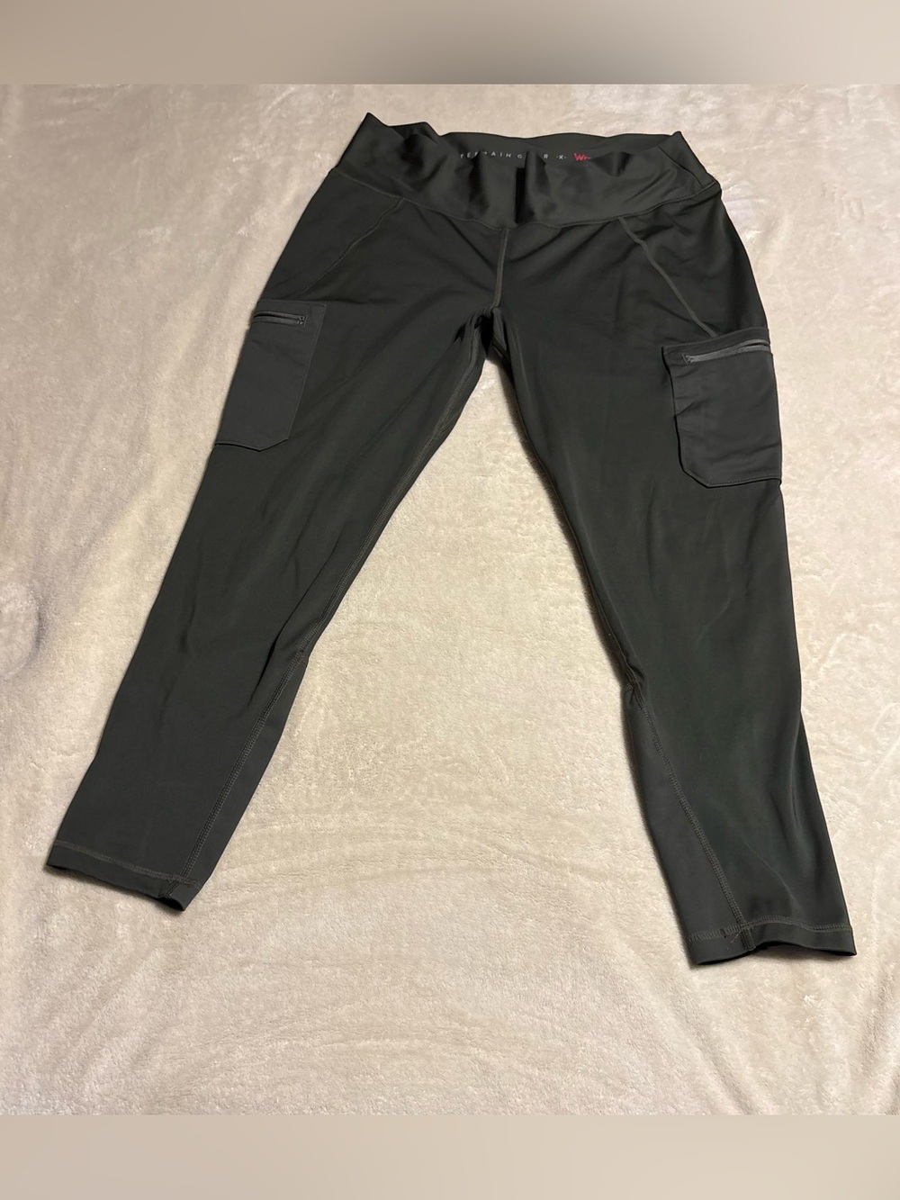 Wrangler Olive Green Cargo Performance Leggings for Women